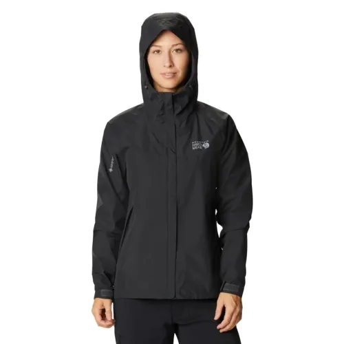 Mountain Hardwear Womens Exposure 2 Gore-Tex Waterproof Jacket: Dark S