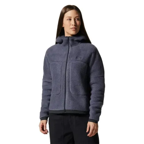 Mountain Hardwear Womens Southpass Fleece: Blue Slate: S