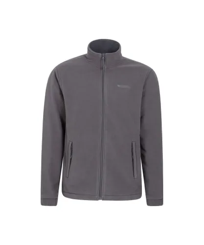 Mountain Warehouse Mens Bernard II Windproof Fleece Jacket (Grey)