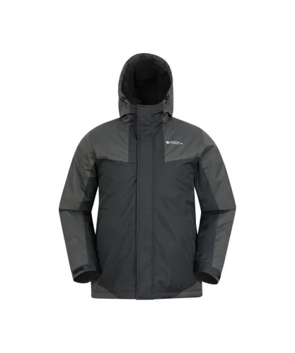 Mountain Warehouse Mens Dusk III Ski Jacket (Black/Grey)