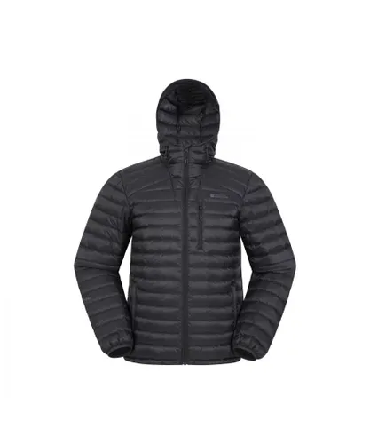 Mountain Warehouse Mens Henry II Extreme Down Filled Padded Jacket (Jet Black)