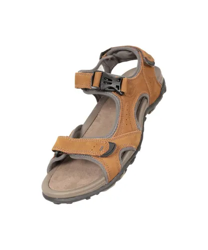 Mountain Warehouse Mens Rock Shore Suede Sandals (Brown)