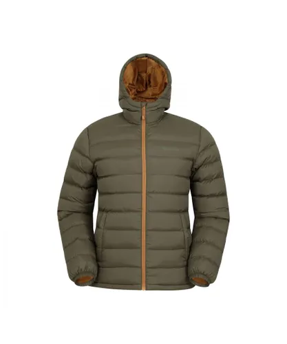 Mountain Warehouse Mens Seasons II Padded Jacket (Green) - Olive Nylon