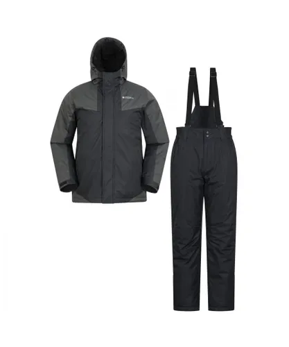 Mountain Warehouse Mens Ski Jacket & Trousers (Black)