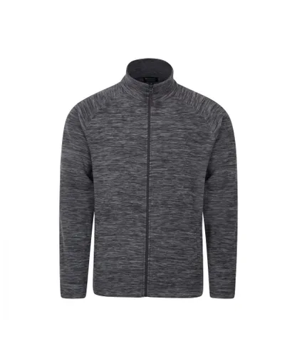 Mountain Warehouse Mens Snowdon II Full Zip Fleece Jacket (Grey)