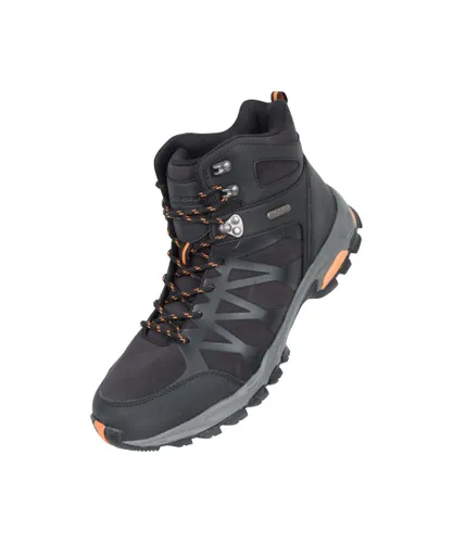 Mountain Warehouse Mens Trekker II Softshell Hiking Boots (Black)