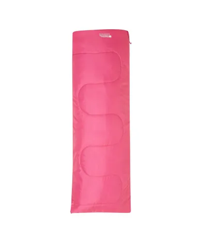 Mountain Warehouse Unisex Basecamp 200 Mini Summer Sleeping Bag (Pink) - One Size