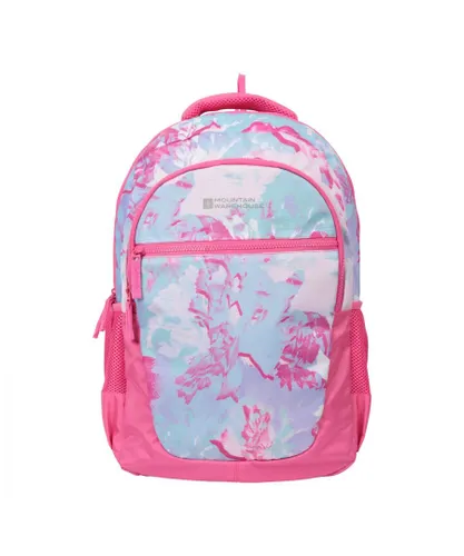 Mountain Warehouse Unisex Childrens/Kids Printed 20L Backpack (Pink/Blue) - One Size