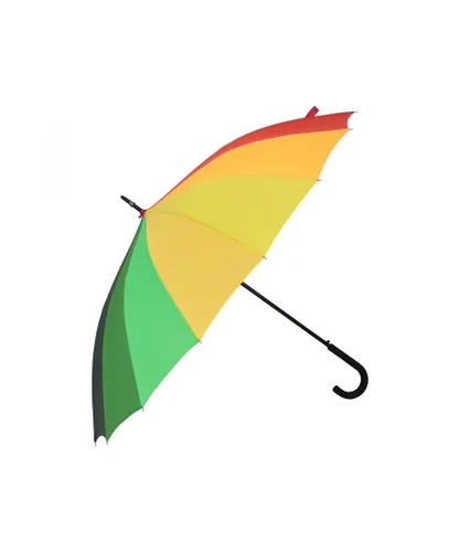 Mountain Warehouse Unisex Rainbow Stick Umbrella (Multicoloured) - Green - Size Large