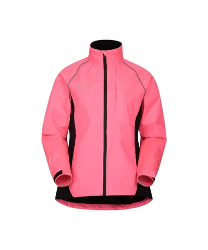 Mountain Warehouse Womens/Ladies Adrenaline Iso-Viz Waterproof Jacket (Bright Pink)