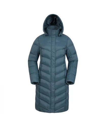 Mountain Warehouse Womens/Ladies Alexa Padded Jacket (Dark Blue) Nylon
