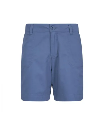 Mountain Warehouse Womens/Ladies Bayside Shorts (Petrol) - Blue Cotton