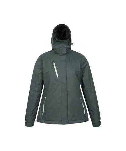 Mountain Warehouse Womens/Ladies Bracken Extreme 3 in 1 Waterproof Jacket (Green)