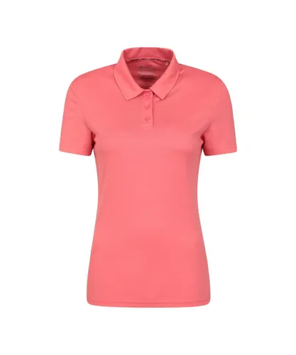 Mountain Warehouse Womens/Ladies Classic IsoCool Golf Polo Shirt (Pink)