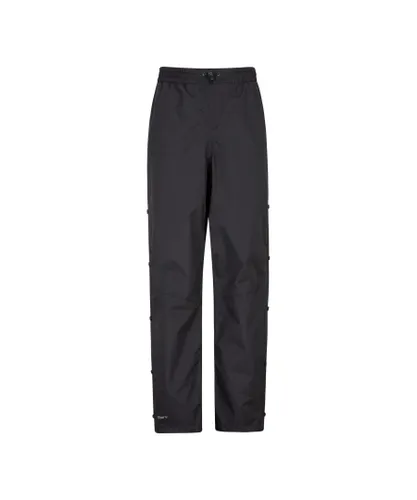 Mountain Warehouse Womens/Ladies Downpour Waterproof Trousers (Black)