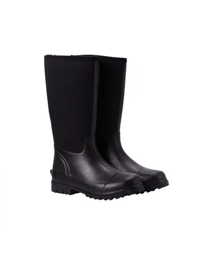 Mountain Warehouse Womens/Ladies Mucker Neoprene Calf Boots (Black)