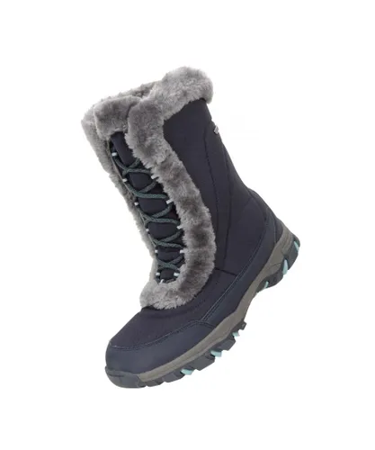 Mountain Warehouse Womens/Ladies Ohio Snow Boots (Blue)