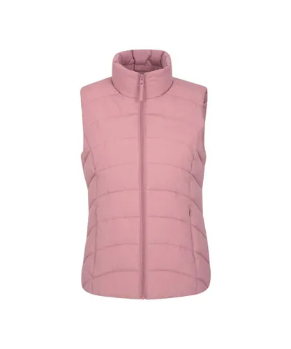 Mountain Warehouse Womens/Ladies Opal Padded Gilet (Soft Pink) Nylon