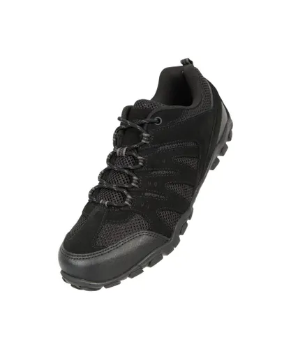 Mountain Warehouse Womens/Ladies Outdoor II Suede Walking Shoes (Black)