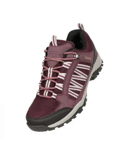 Mountain Warehouse Womens/Ladies Path Waterproof Outdoor Walking Shoes (Purple)
