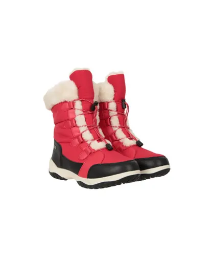 Mountain Warehouse Womens/Ladies Snowflake Snow Boots (Red)
