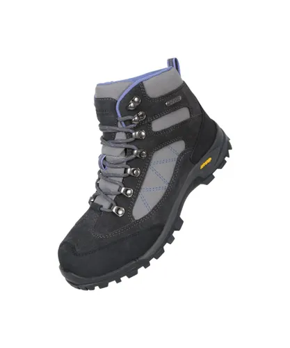 Mountain Warehouse Womens/Ladies Storm Suede Waterproof Hiking Boots (Grey)