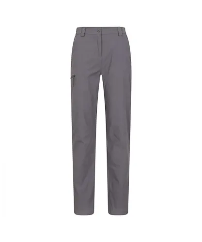 Mountain Warehouse Womens/Ladies Stretch Hiking Trousers (Charcoal)