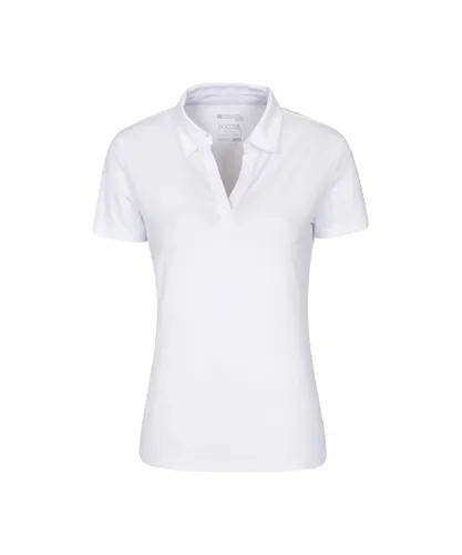 Mountain Warehouse Womens/Ladies UV Protection Polo Shirt (White)