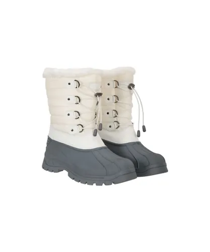 Mountain Warehouse Womens/Ladies Whistler Adaptive Snow Boots (White)