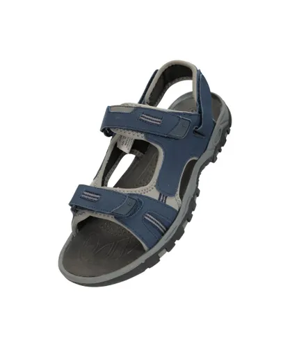 Mountain Warehouse Womens Mens Z4 Synthetic Suede Sandals (Dark Grey)