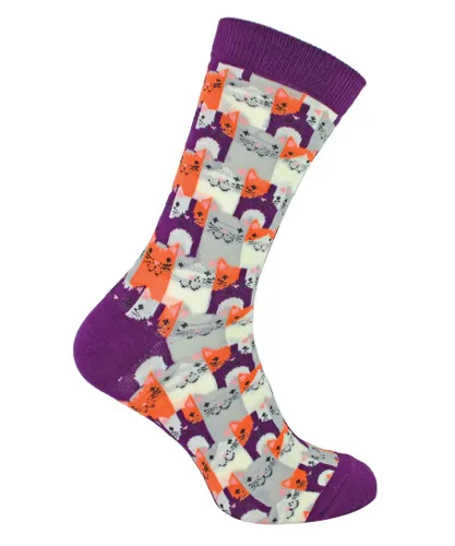 Mr Heron - Mens Novelty Cat Socks