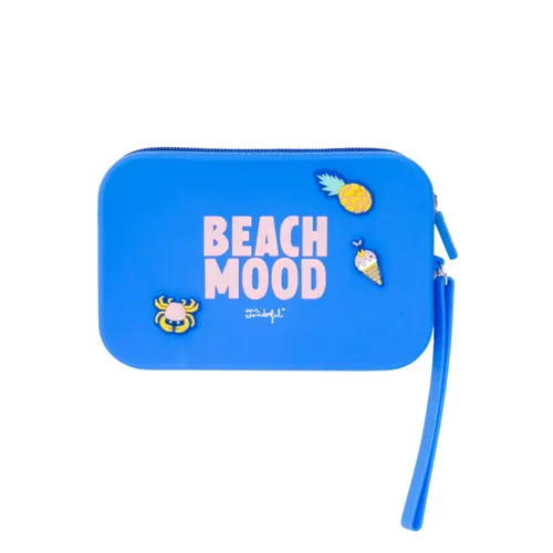 Mr. Wonderful Unisex's Silicone Wallet-Beach Mood
