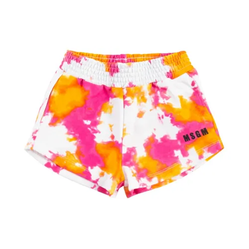 Msgm , Fabric Shorts ,Multicolor female, Sizes: