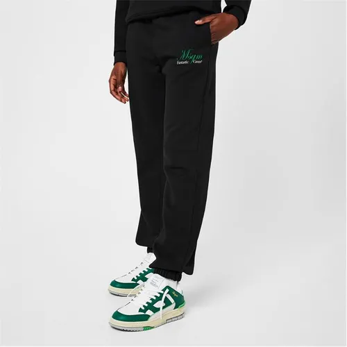 MSGM Fantastic Green Sweatpants - Black