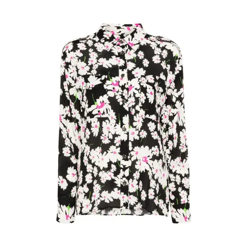 Msgm , Floral Print Button Shirt ,Multicolor female, Sizes: