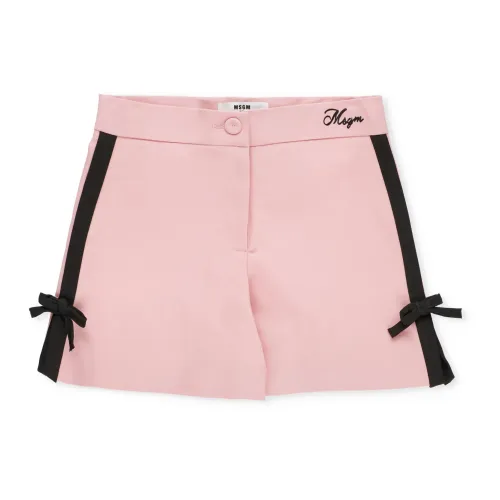 Msgm , Msgm Shorts Pink ,Pink female, Sizes: