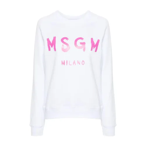 Msgm , Msgm Sweaters ,White female, Sizes: