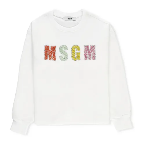 Msgm , Msgm Sweaters White ,White female, Sizes:
