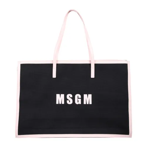 Msgm , S4Msjgba048 110 Casual Bags ,Black unisex, Sizes: ONE SIZE