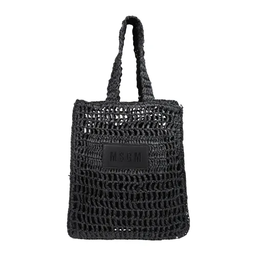 Msgm , S4Msjgba059 110 Casual Bags ,Black unisex, Sizes: ONE SIZE