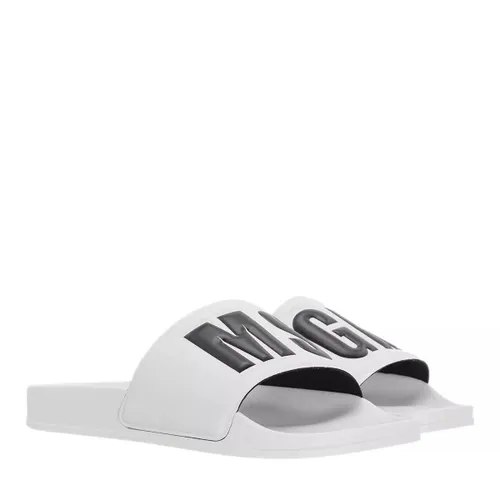 MSGM Sandals - Slides - white - Sandals for ladies