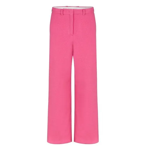 MSGM Straight Leg Tailoring Wool Trousers - Pink