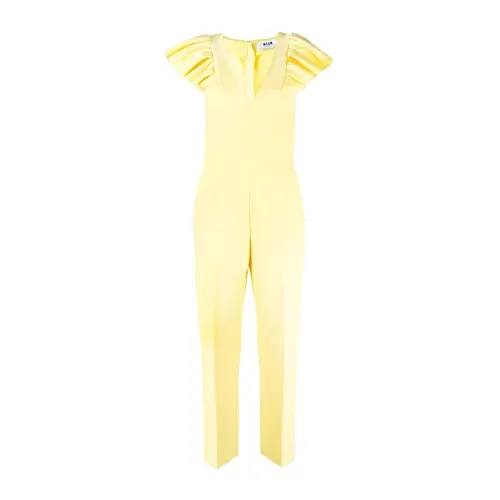 Msgm , Suits ,Yellow female, Sizes: