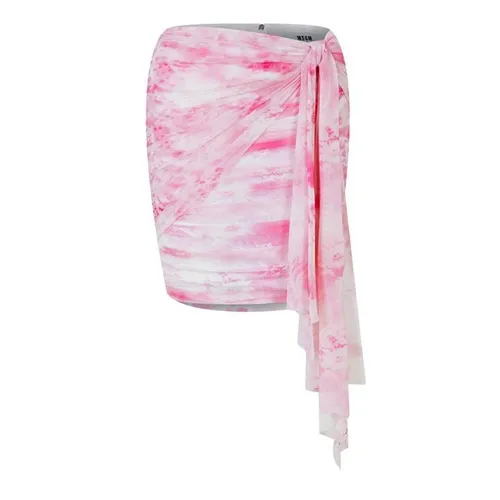 MSGM Wrap Mini Skirt - Pink