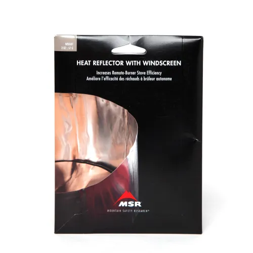 Msr Solid Heat Reflector With Windscreen - Silver, Silver
