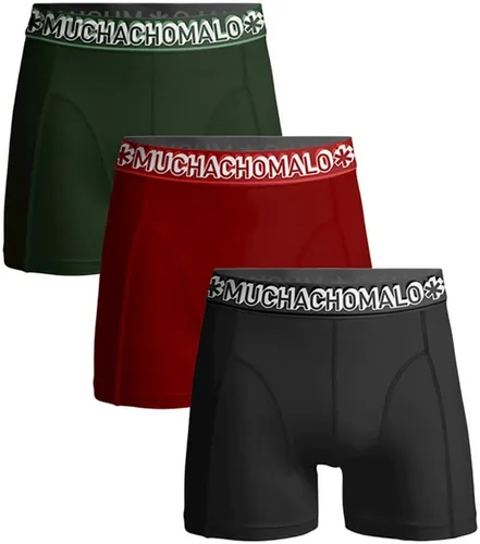 Muchachomalo Boxershorts 3-Pack Solid 379 Multicolour