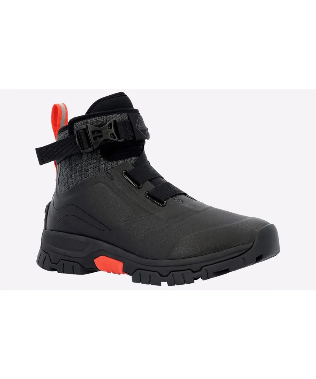 MUCK BOOTS Apex Pac Mid Waterproof Mens - Black Rubber