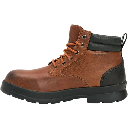 Muck Boots Men's Chore Farm Leather Waterproof Ankle Boot