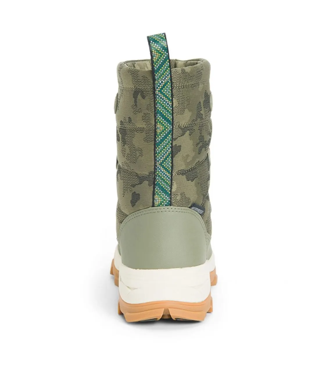 MUCK BOOTS Womens Arctic Ice Nomadic Sport AGAT Textile/Weather Wellingtons - Green Rubber