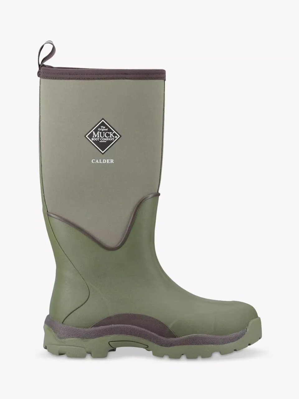 Muck Calder Tall Waterproof Wellington Boots - Olive - Male